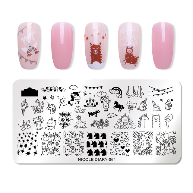 BAG OF TOWN - Nail Stamping Plates