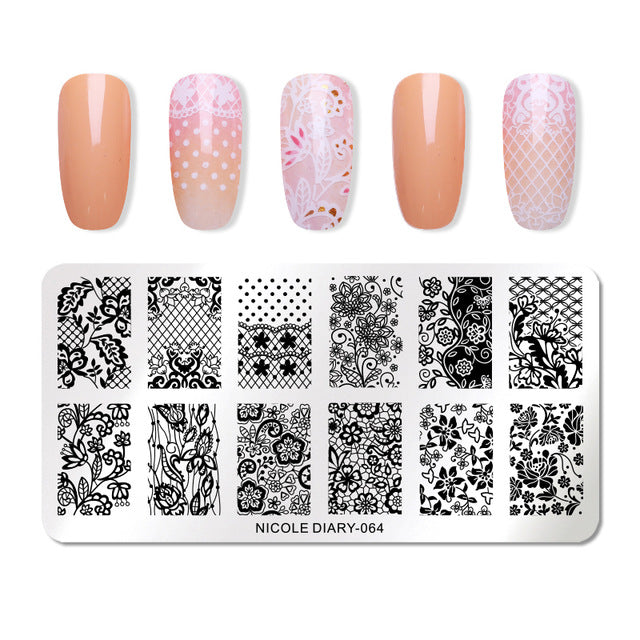 BAG OF TOWN - Nail Stamping Plates