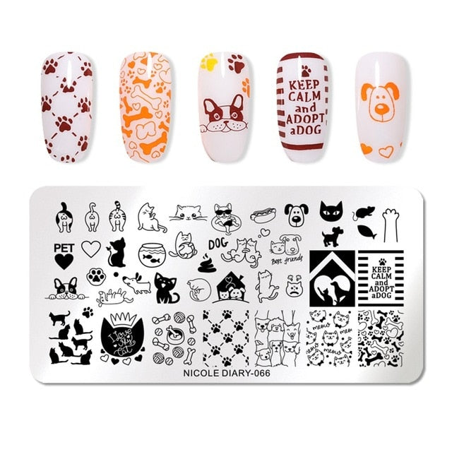 BAG OF TOWN - Nail Stamping Plates