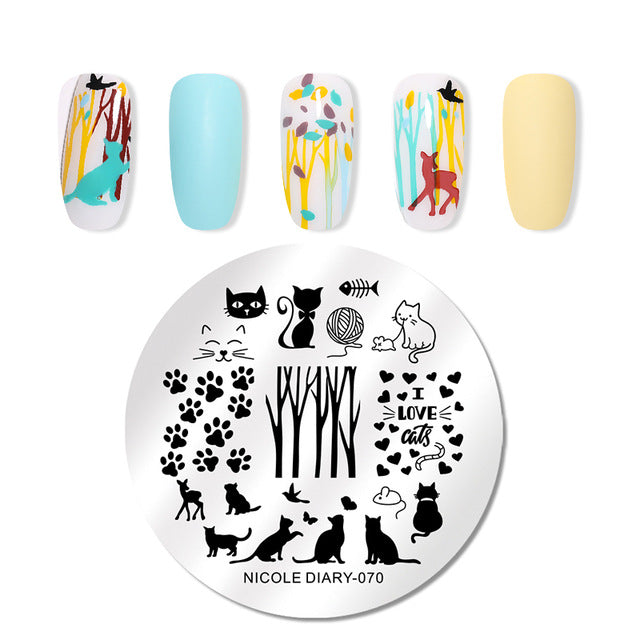 BAG OF TOWN - Nail Stamping Plates